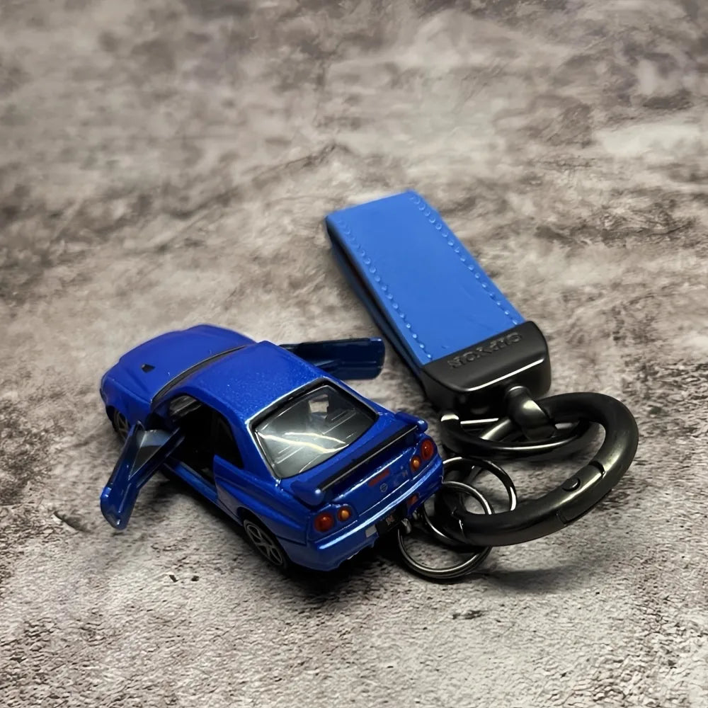 Nissan Skyline R34 Keychains 1:64 modelauto Keychain