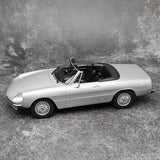 [Norev] 1:18 Alfa Romeo 1966 Spider Duetto Silver Model Car Resin