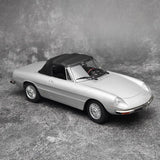 [Norev] 1:18 Alfa Romeo 1966 Spider Duetto Silver Model Car Resin