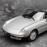 [Norev] 1:18 Alfa Romeo 1966 Spider Duetto Silver Model Car Resin