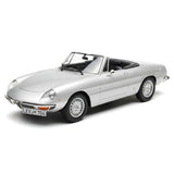 [Norev] 1:18 Alfa Romeo 1966 Spider Duetto Silver Model Car Resin