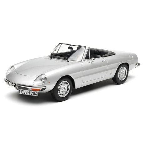 [Norev] 1:18 Alfa Romeo 1966 Spider Duetto Silver Model Car Resin