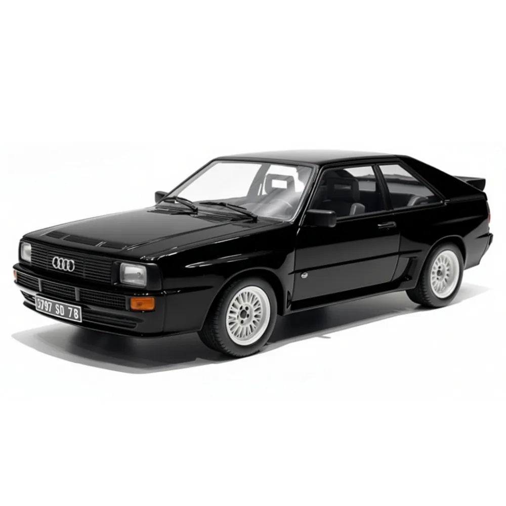 [Norev] 1:18 Audi 1985 Sport Quattro Black Model Car Resin