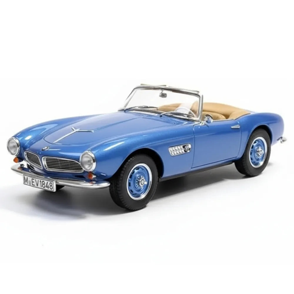 [Norev] 1:18 BMW 1957 507 Convertible Blue Model Car Resin