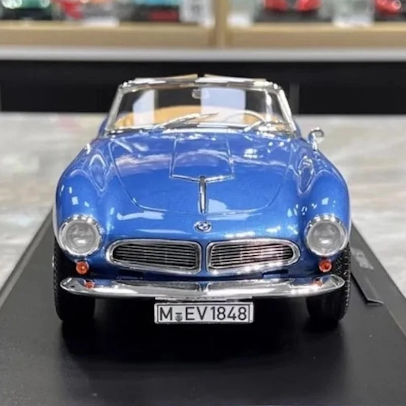 [Norev] 1:18 BMW 1957 507 Convertible Blue Model Car Resin