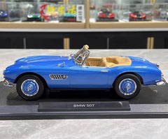 [Norev] 1:18 BMW 1957 507 Convertible Blue Model Car Resin