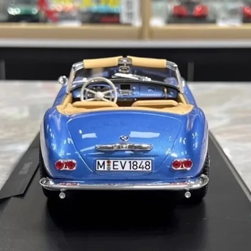 [Norev] 1:18 BMW 1957 507 Convertible Blue Model Car Resin