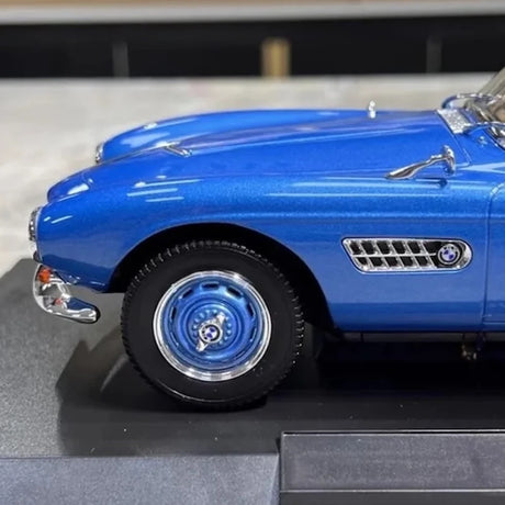 [Norev] 1:18 BMW 1957 507 Convertible Blue Model Car Resin