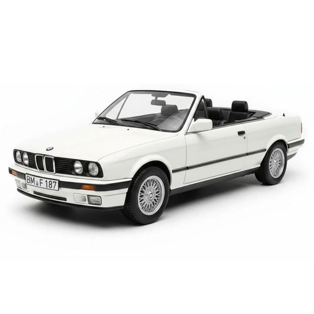 [Norev] 1:18 BMW 1991 E30 325i Cabriolet White Model Car Resin