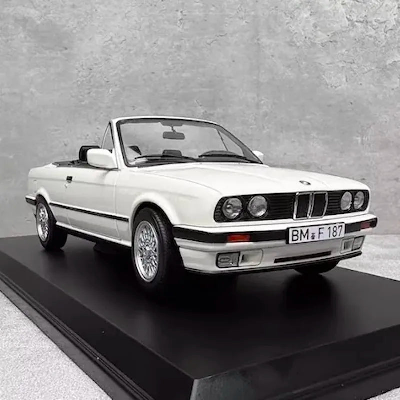 [Norev] 1:18 BMW 1991 E30 325i Cabriolet White Model Car Resin