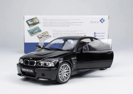 [Norev] 1:18 BMW 2003 E46 M3 CSL Black Model Car Die-Cast