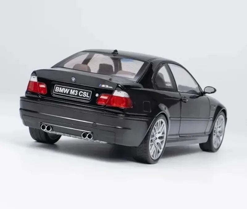 [Norev] 1:18 BMW 2003 E46 M3 CSL Black Model Car Die-Cast