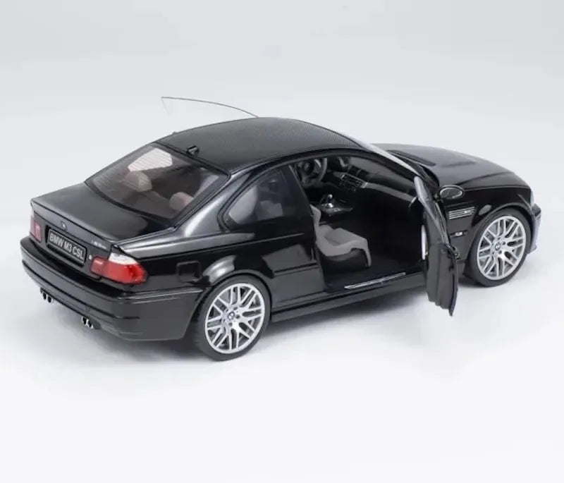 [Norev] 1:18 BMW 2003 E46 M3 CSL Black Model Car Die-Cast