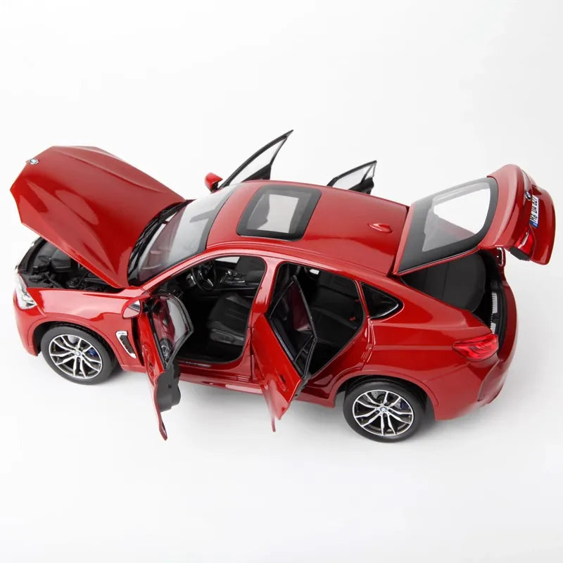 [Norev] 1:18 BMW 2015 F16 X6M Red Model Car Die-Cast