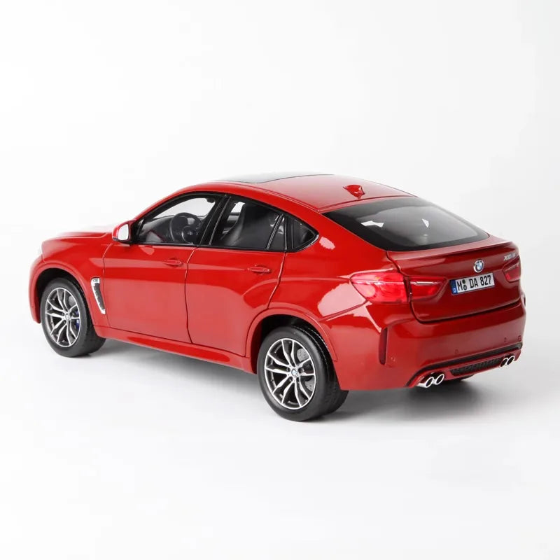 [Norev] 1:18 BMW 2015 F16 X6M Red Model Car Die-Cast