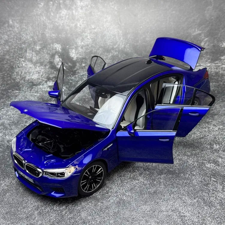 [Norev] 1:18 BMW 2018 F90 M5 Blue Model Car Die-Cast