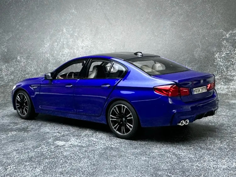 [Norev] 1:18 BMW 2018 F90 M5 Blue Model Car Die-Cast