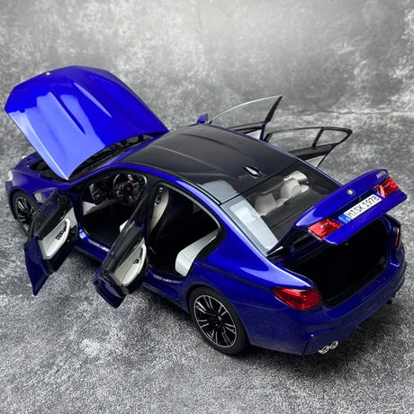 [Norev] 1:18 BMW 2018 F90 M5 Blue Model Car Die-Cast