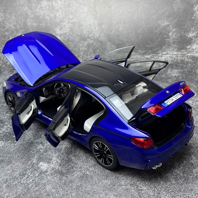 [Norev] 1:18 BMW 2018 F90 M5 Blue Model Car Die-Cast