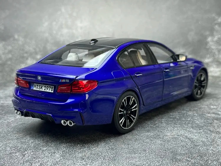 [Norev] 1:18 BMW 2018 F90 M5 Blue Model Car Die-Cast