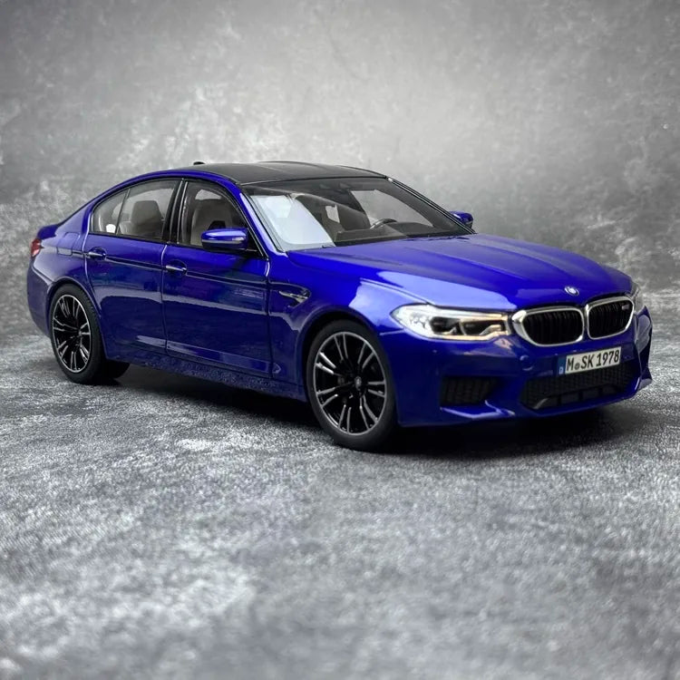 [Norev] 1:18 BMW 2018 F90 M5 Blue Model Car Die-Cast