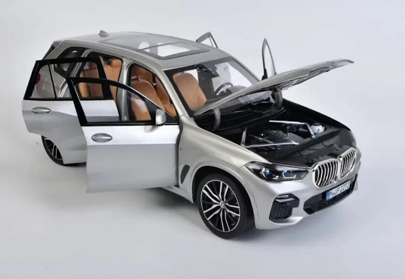 [Norev] 1:18 BMW 2019 G05 X5 argent voiture miniature Die-Cast