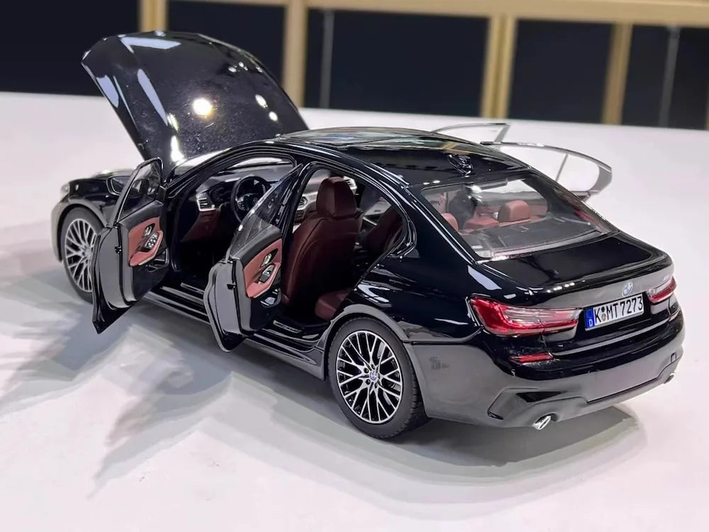 [Norev] 1:18 BMW 2019 G20 330i M Sport Black Model Car Die-Cast