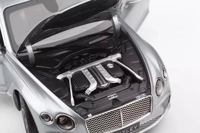 [Norev] 1:18 Bentley 2019 Continental GT argento modellino di auto Die-Cast