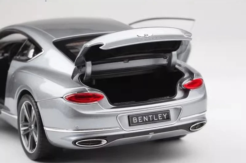 [Norev] 1:18 Bentley 2019 Continental GT argento modellino di auto Die-Cast