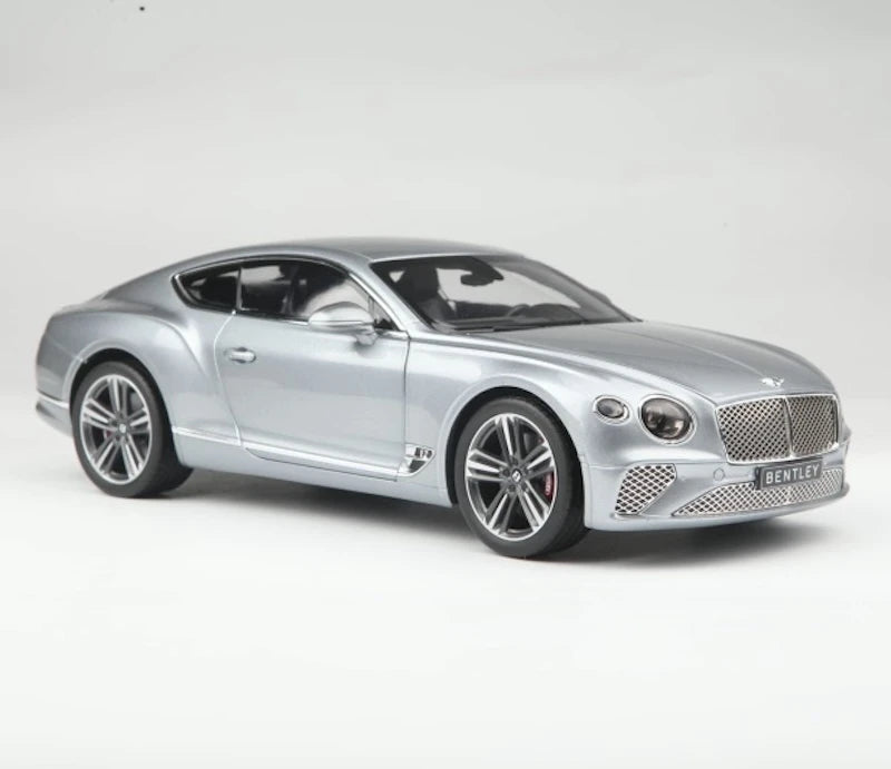 [Norev] 1:18 Bentley 2019 Continental GT argento modellino di auto Die-Cast