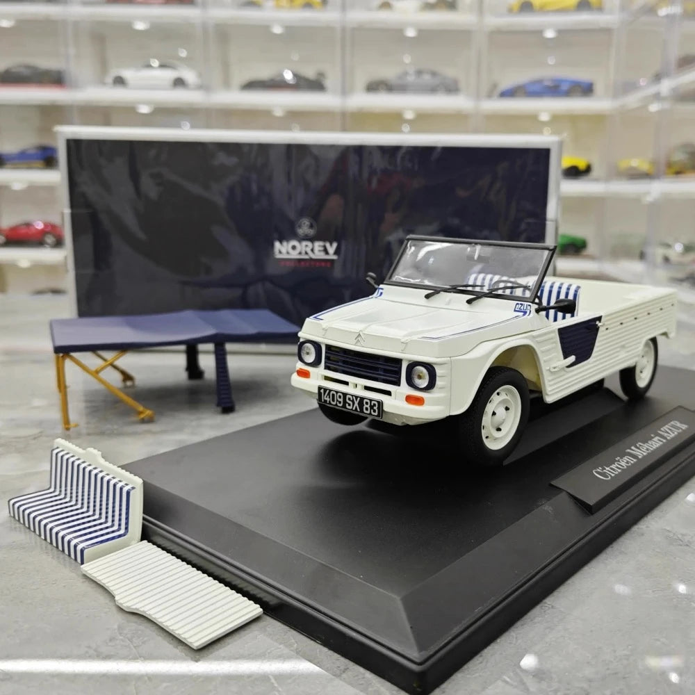 [Norev] 1:18 Citroen 1983 Mehari AZUR Model Car Die-Cast