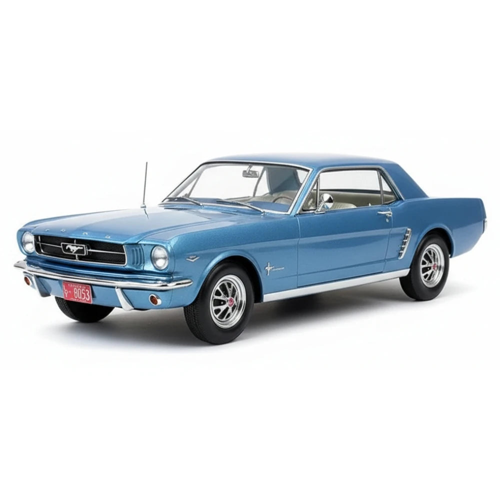 [Norev] 1:18 Ford 1965 Mustang Blue Model Car Resin