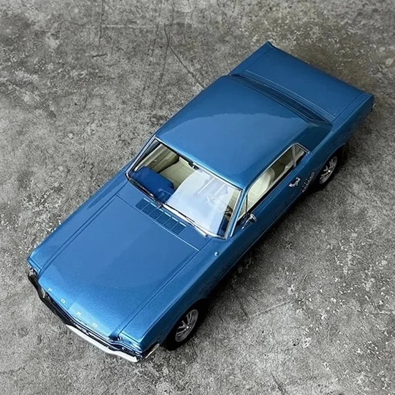 [Norev] 1:18 Ford 1965 Mustang Blue Model Car Resin