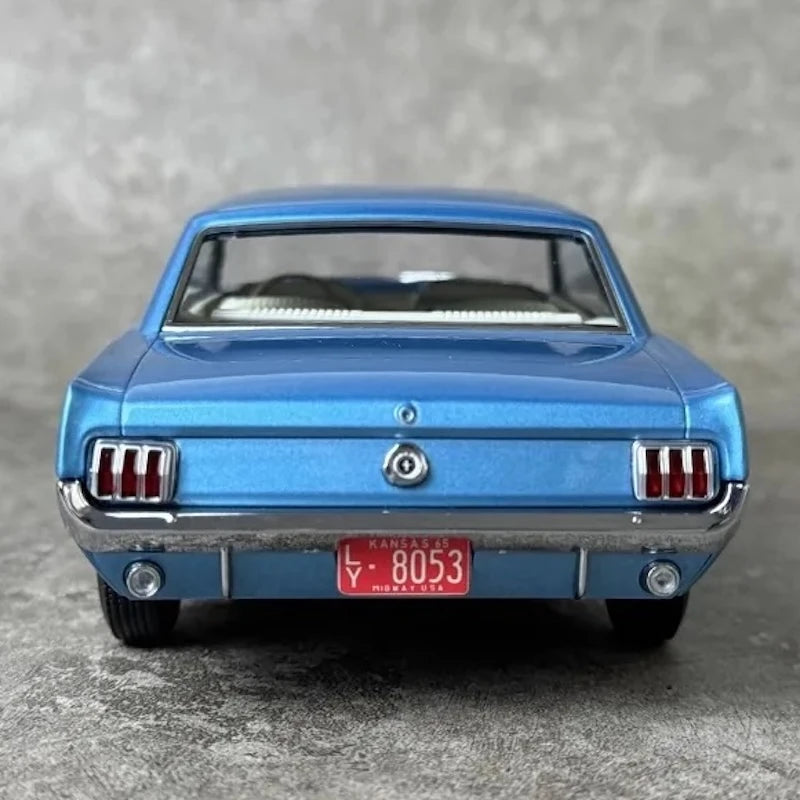 [Norev] 1:18 Ford 1965 Mustang Blue Model Car Resin