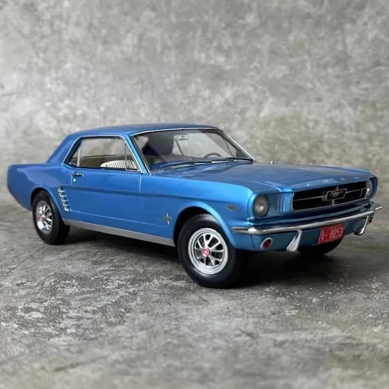 [Norev] 1:18 Ford 1965 Mustang Blue Model Car Resin
