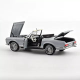 [Norev] 1:18 Mercedes-Benz 1963 230SL Pagoda Gray Model Car Die-Cast