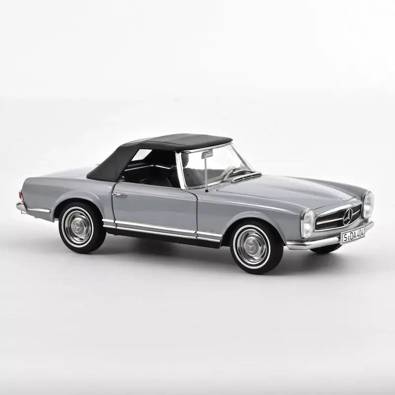 [Norev] 1:18 Mercedes-Benz 1963 230SL Pagoda Gray Model Car Die-Cast