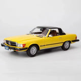 [Norev] 1:18 Mercedes-Benz 1979 450SL R107 Yellow Model Car Die-Cast