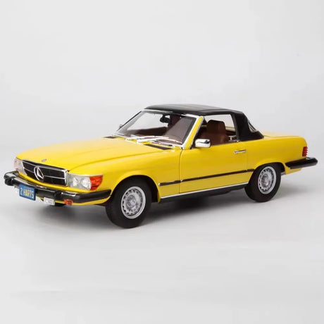 [Norev] 1:18 Mercedes-Benz 1979 450SL R107 Yellow Model Car Die-Cast