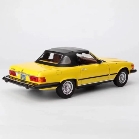 [Norev] 1:18 Mercedes-Benz 1979 450SL R107 Yellow Model Car Die-Cast