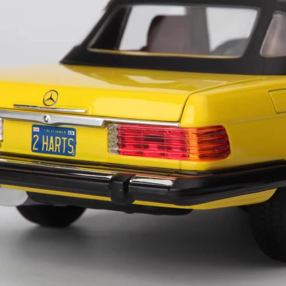 [Norev] 1:18 Mercedes-Benz 1979 450SL R107 Yellow Model Car Die-Cast