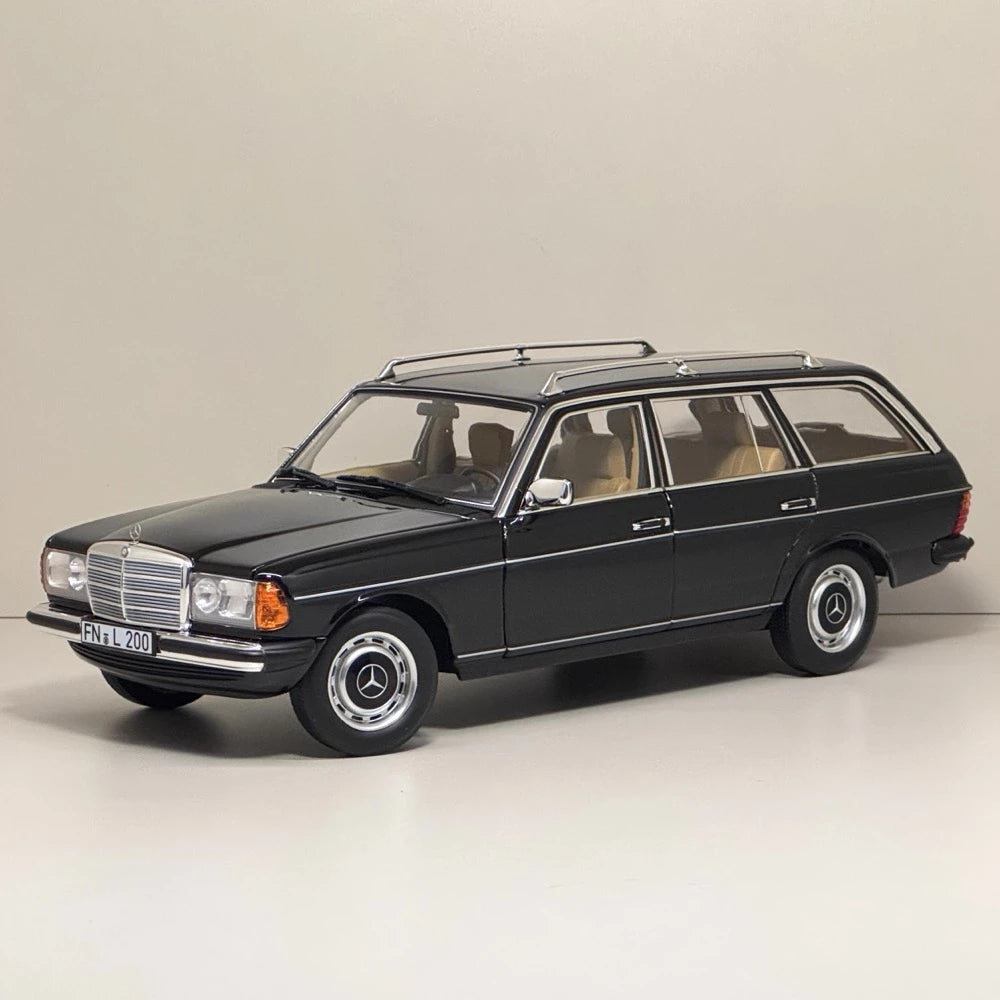 [Norev] 1:18 Mercedes-Benz 1980 200T T-Model S123 Estate Black Model Car Die-Cast