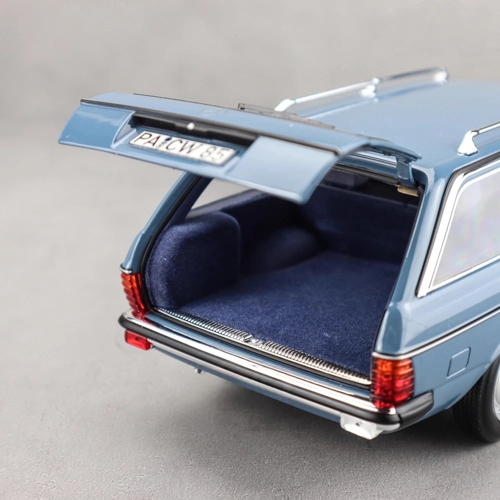 [Norev] 1:18 Mercedes-Benz 1980 200T T-Model S123 Estate Blue Model Car Die-Cast