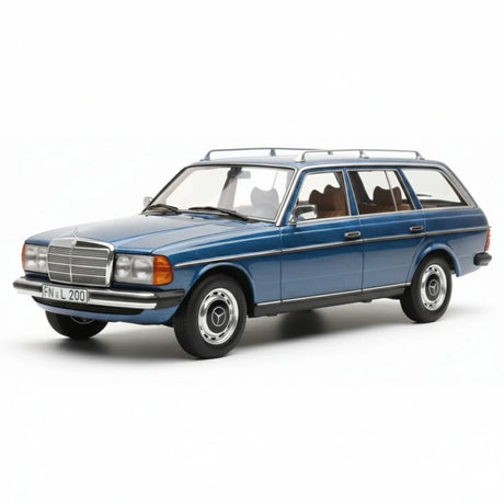 [Norev] 1:18 Mercedes-Benz 1980 200T T-Model S123 Estate Blue Model Car Die-Cast