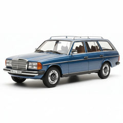 [Norev] 1:18 Mercedes-Benz 1980 200T T-Model S123 Estate blå modellbil Die-Cast