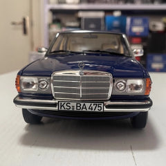 [Norev] 1:18 Mercedes-Benz 1982 W123 Sedan Black Model Car Die-Cast