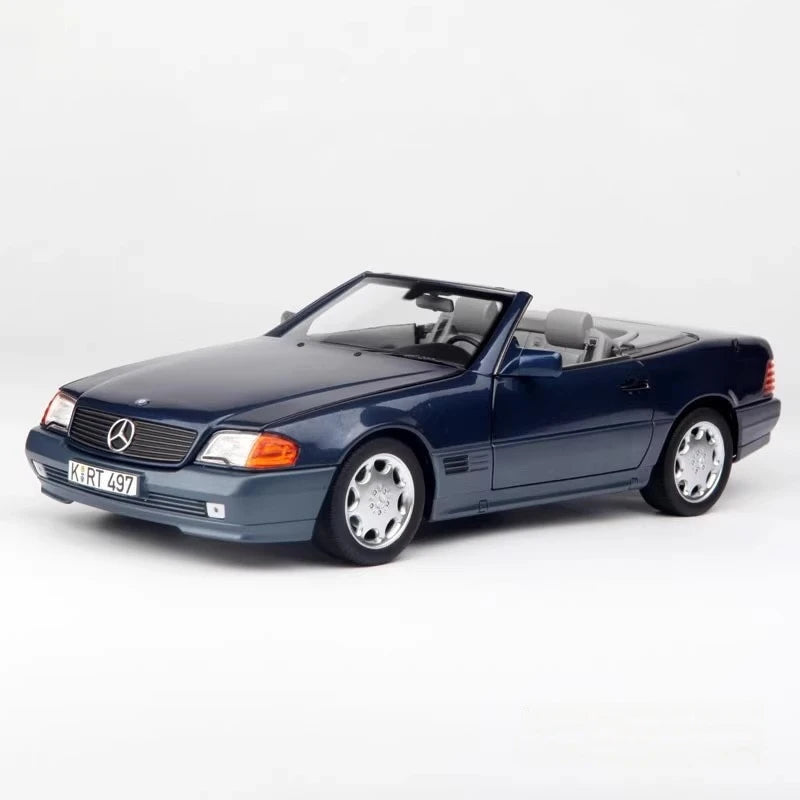 [Norev] 1:18 Mercedes-Benz 1989 SL-Class R129 blu modellino di auto Die-Cast