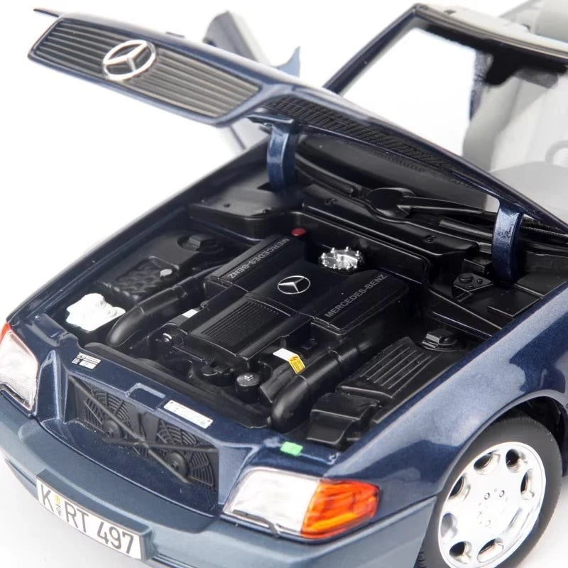 [Norev] 1:18 Mercedes-Benz 1989 SL-Class R129 Blue Model Car Die-Cast