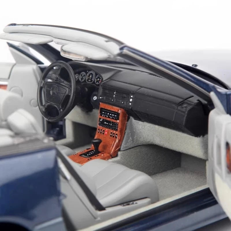 [Norev] 1:18 Mercedes-Benz 1989 SL-Class R129 Blue Model Car Die-Cast