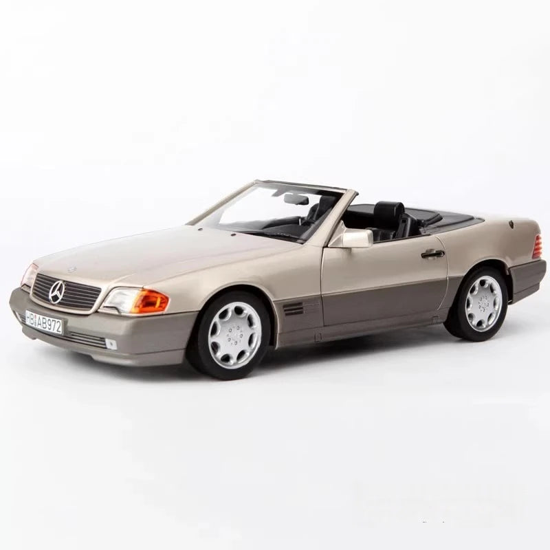 [Norev] 1:18 Mercedes-Benz 1989 SL-Class R129 Gold Model Car Die-Cast